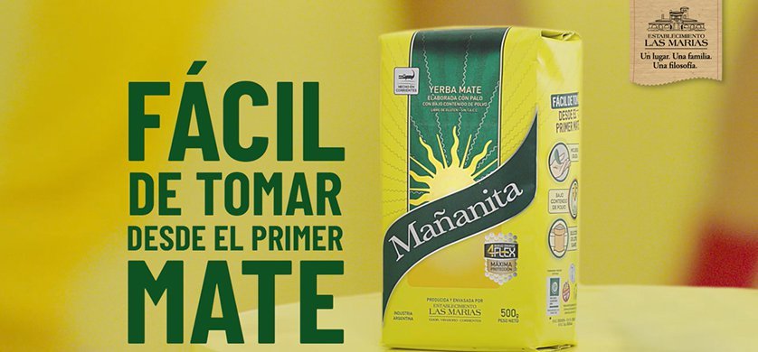 yerba mate mananita. Facil de tomar desde el primer mate