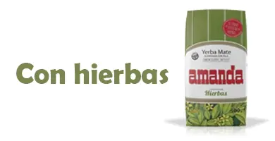erba mate amanda con erbe
