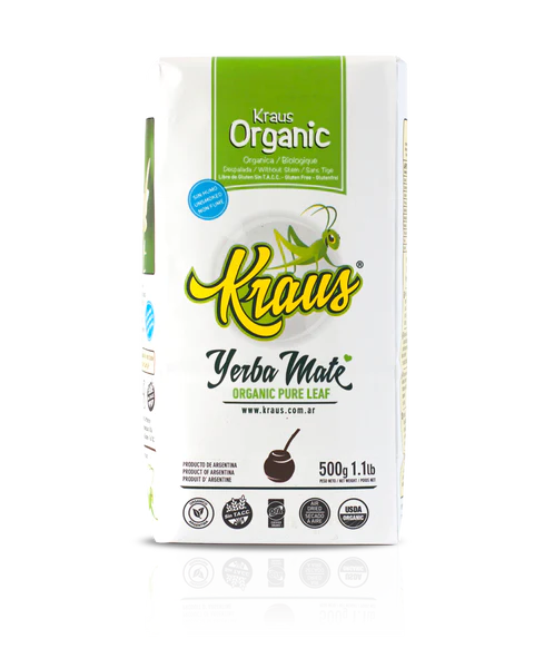 Yerba mate organia kraus pura hoja