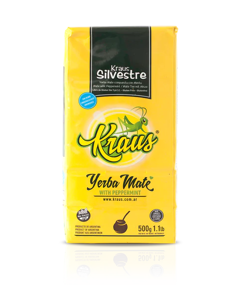 Yerba mate bio kraus silvestre con menta