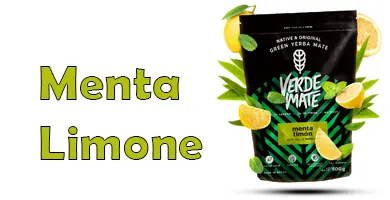 Erba mate verde mate menta e limone